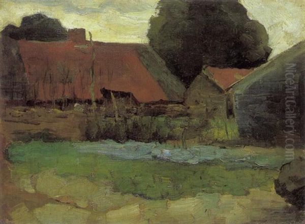 Farmstead in Het Gooi with three buildings - view 1