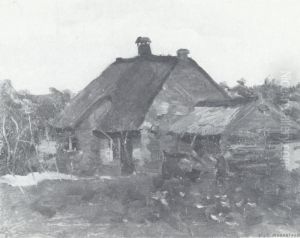 Small farm buildings in Het Gooi by Piet Mondrian