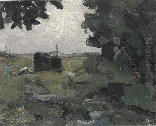 Free impression of a polder landscape - view 1
