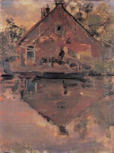House on the Gein, 1741 by Piet Mondrian