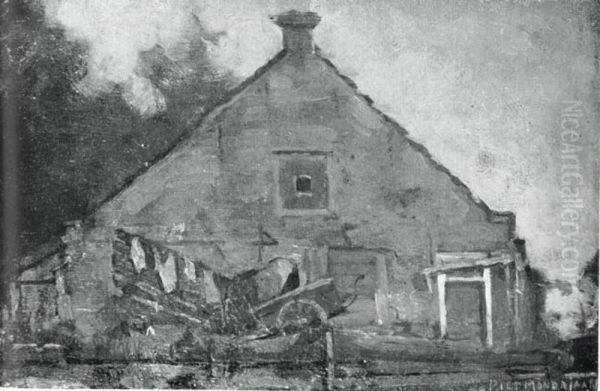 House on the Gein, 1741, reversed sketch - view 1