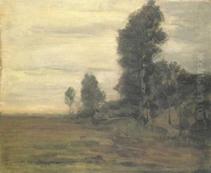 Landschap bij Uden by Piet Mondrian