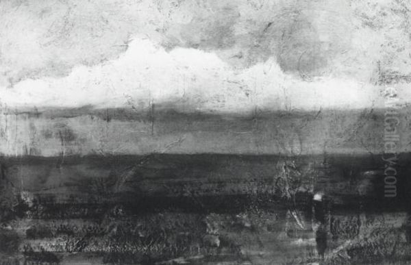 Landscape with pink cloud - view 1