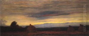 Evening by Piet Mondrian
