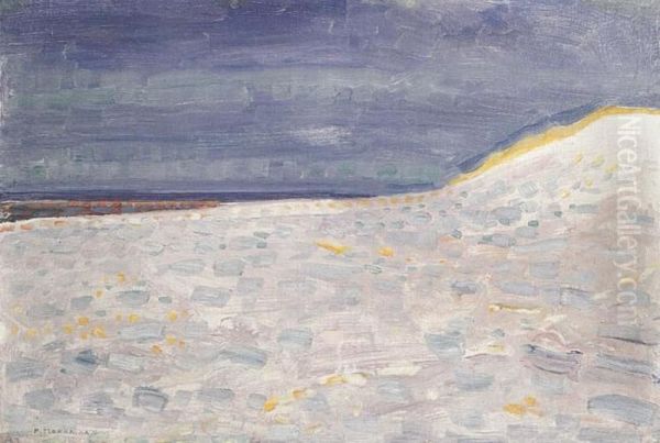 Beach with one pier at Domburg - view 1