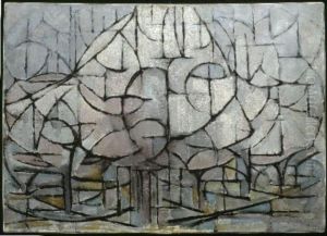 Flowering trees by Piet Mondrian