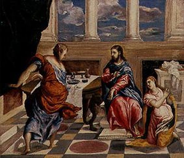 Christ in the House of Mary and Martha - view 1