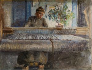 Anna ved vaeven. Slettestrand