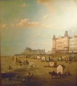 Weststrand and casino in Oostende