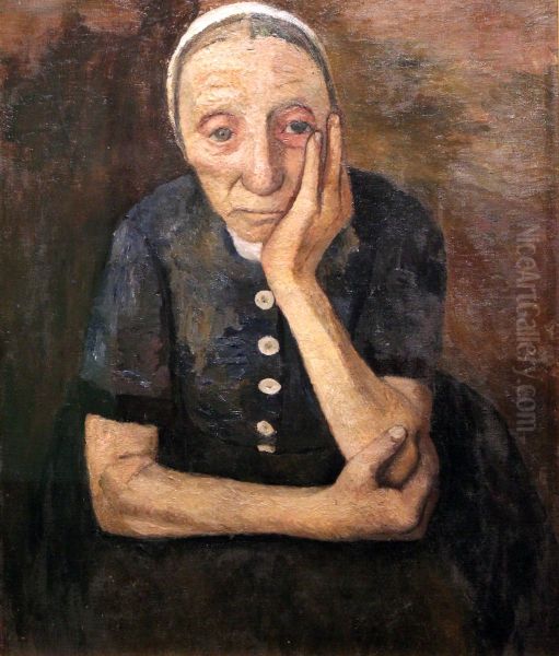 Old Peasant Woman - view 1