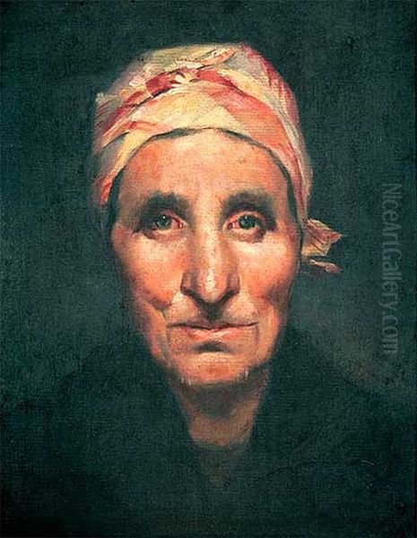 Head of an old woman - view 1