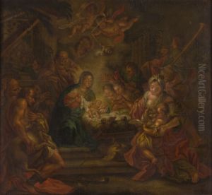 Adoration of the Sheperds. by Hans Rottenhammer