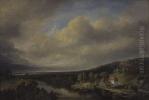 Autumn River. by Patrick Nasmyth