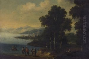 Italian Lake Scene.