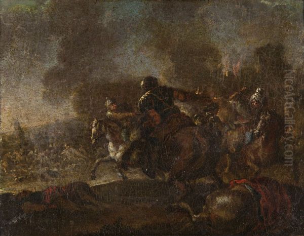 North African Battle Scene. - view 1