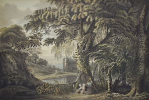 Peasants in a Landscape. by Peter Le Cave