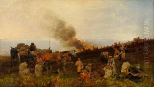 Potato harvest by Emil Hallatz