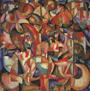 The knights by Amadeo De Souza Cardoso