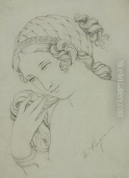 Classical Woman's Head. - view 1