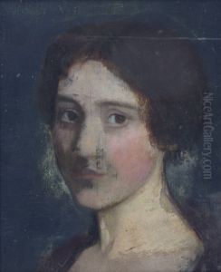 Portrait of a Lady. by Abbott Handerson Thayer