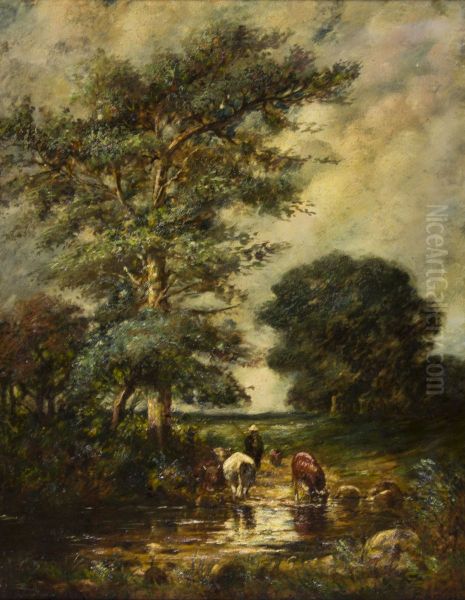 Rural Landscape with Cows. - view 1