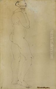 Standing Nude. by Henri Gaudier-Brzeska