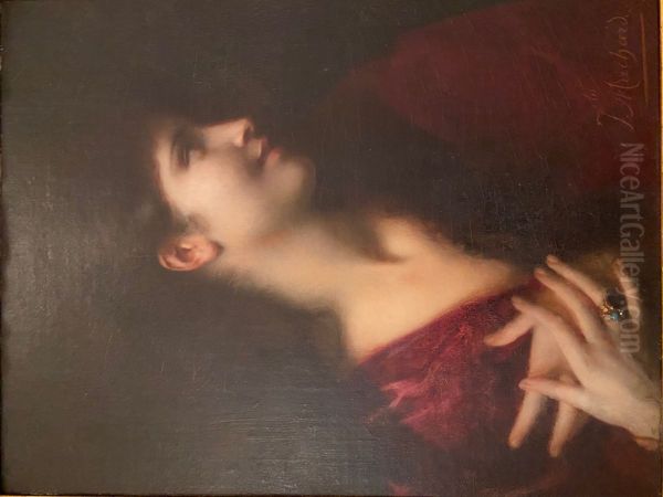 Woman Looking to Right. - view 1