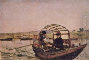 No Areinho, Douro by Antonio Carvalho de Silva Porto