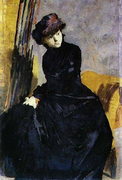 Lady In Black Dress - view 1