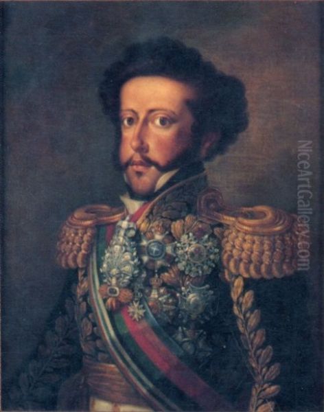 Retrato do imperador D. Pedro I em traje imperial - view 1