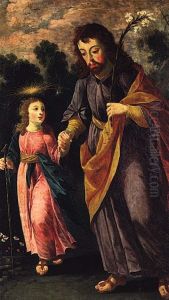 Saint Joseph and the Child by Josefa de Obidos