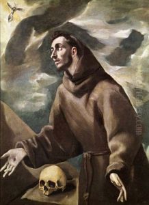 Saint Francis receiving stigmata