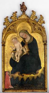 The Virgin of Humility, with a Donor by Gentile Da Fabriano