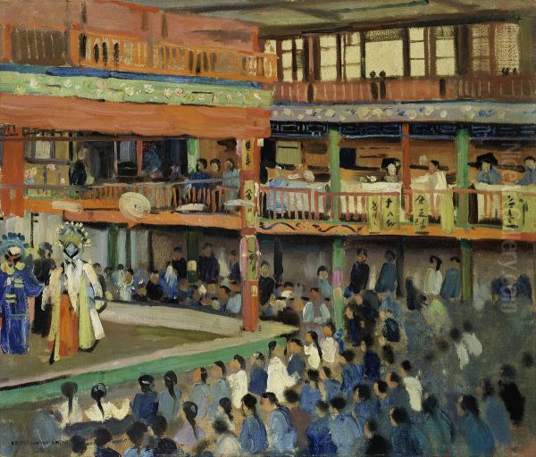 A Theater in Mukden, Manchuria - view 1