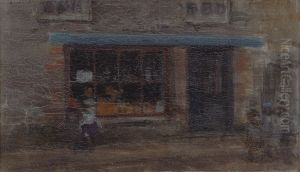 The Note in Orange and Blue (Sweet Shop) by James McNeill Whistler