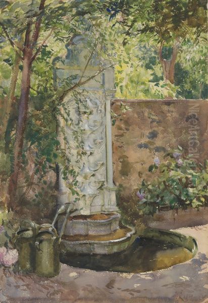 In a Turkish Garden - view 1