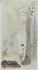 White Fox by Kanzan Shimomura