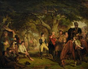 General Marion and His Men in Pee Dee Swamp by William D. Washington