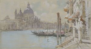 The Grand Canal with Santa Maria della Salute The Grand Canal with Santa Maria della Salute