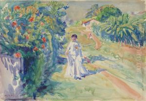 A Woman in a Lane A Woman in a Lane