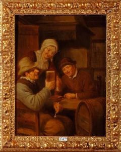 Scene D'auberge by Hermanus Franciscus Busch