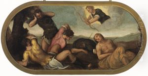 Apollo Shoots the Sons of Niobe by Paolo Veronese (Caliari)