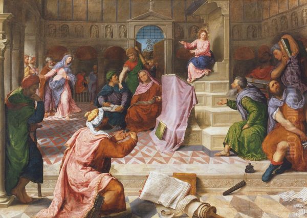 Christ Disputing in the Temple - view 1