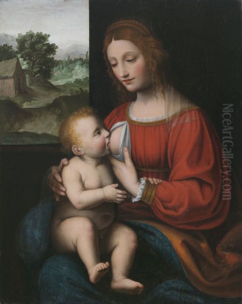 Nursing Virgin and Child - view 1