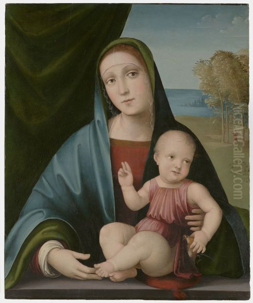 Virgin and Child on a Parapet - view 1