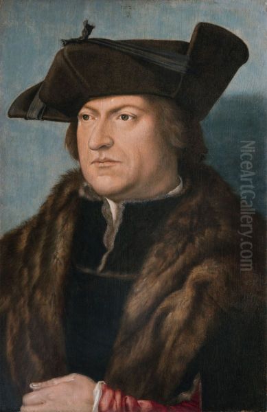 A Man in a Fur Coat - view 1