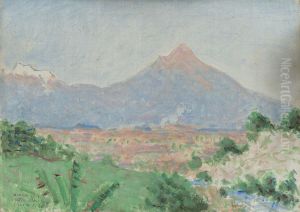 A View of Popocatepetl from Cuautla
