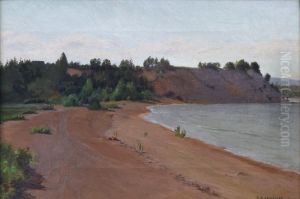 Scene on the Upper Hudson by Roswell Morse Shurtleff