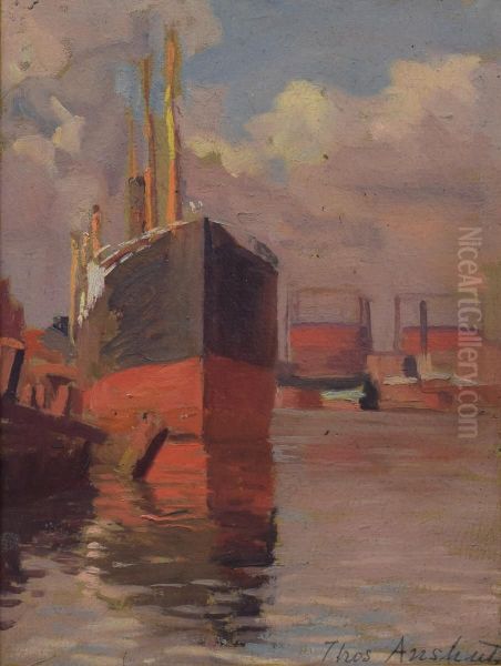 Tanker in Dock, Port Richmond - view 1