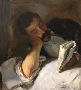 Man Reading (Nicola d'Inverno) by John Singer Sargent